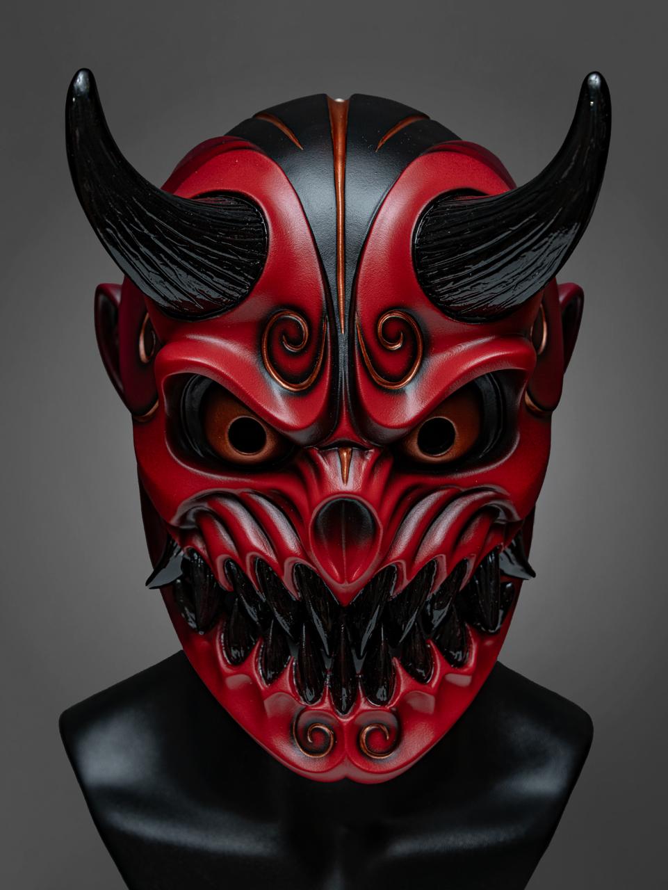 (SLAUGHTER TO PREVAIL) ALEX TERRIBLE MASK “ONI RED”