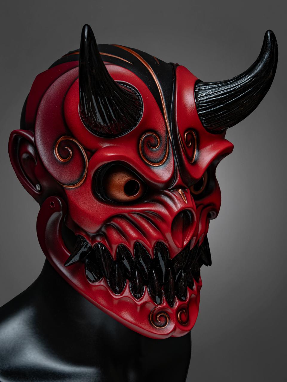(SLAUGHTER TO PREVAIL) ALEX TERRIBLE MASK “ONI RED”